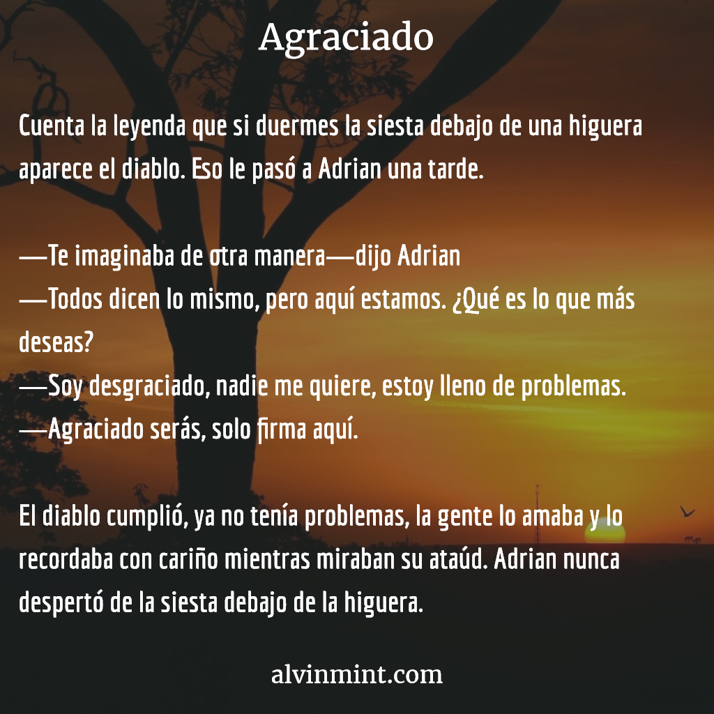 microrrelato:agraciado