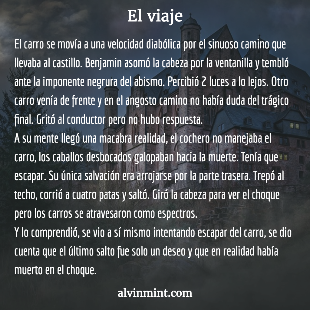 microrrelato: el viaje