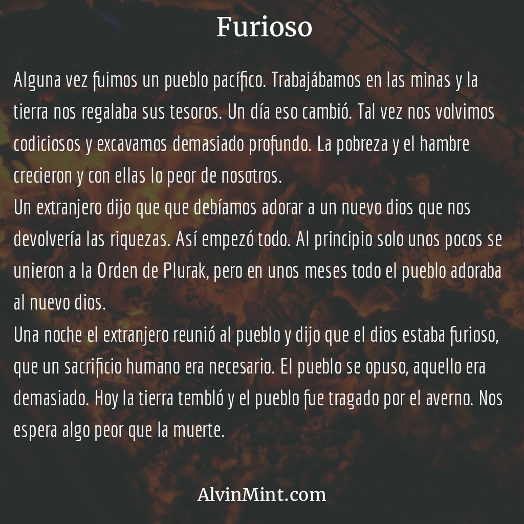 microrrelato:furioso