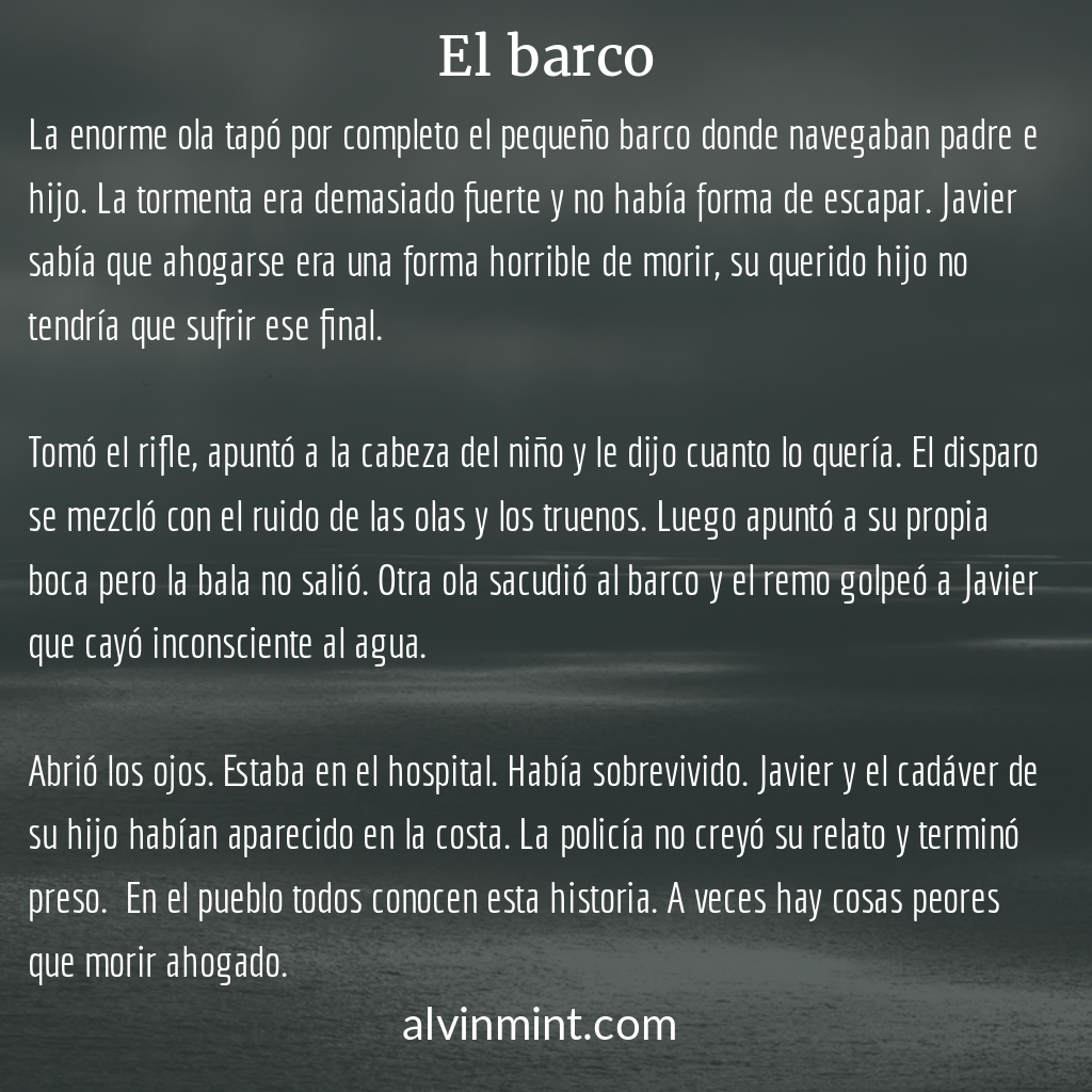 microrrelato:barco