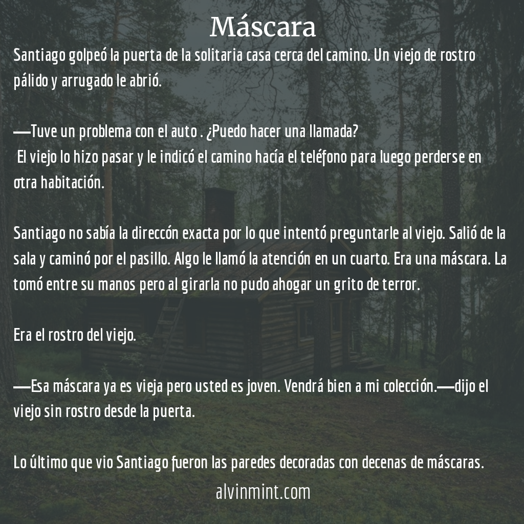 microrrelato:mascara