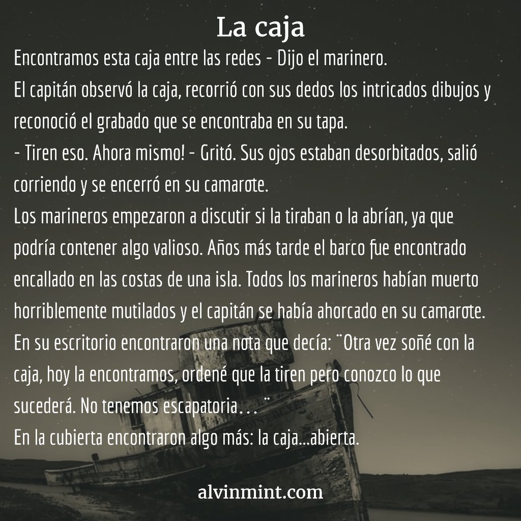 microrrelato:la caja