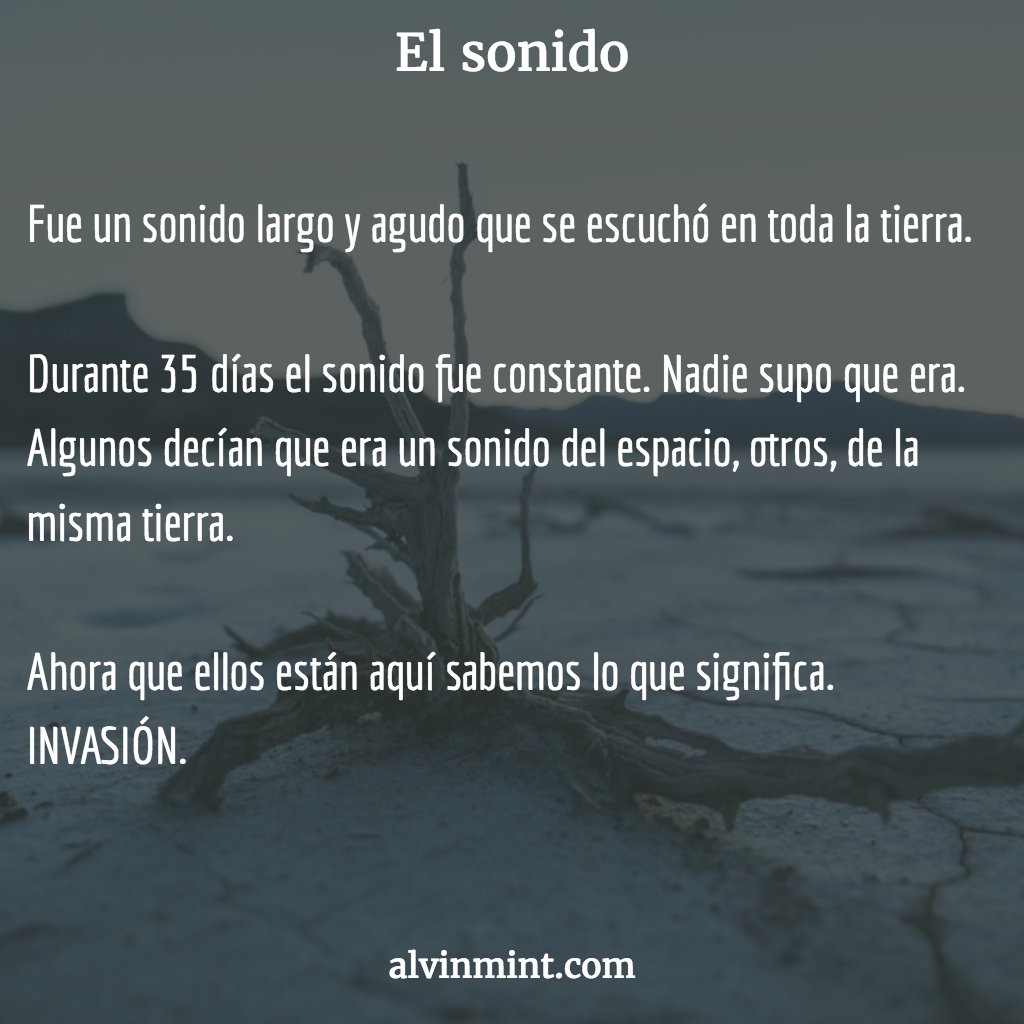 microrrelato:el sonido